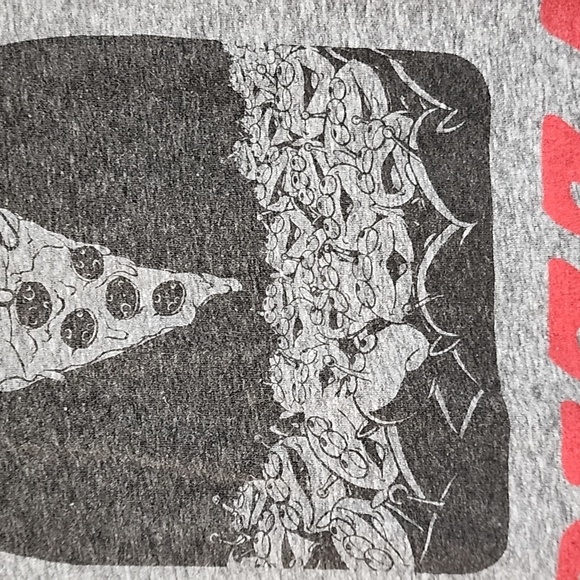 Disney x Junk Food The Chosen One is Pizza Toy Story Ringer Tee size Medium - Picture 3 of 5